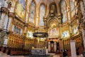 Montserrat monastery interiors outside Barcelona, Spain Royalty Free Stock Photo