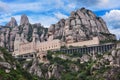 Montserrat Monastery near Barcelona, Spain Royalty Free Stock Photo