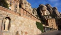 Montserrat Monastery near Barcelona, Spain Royalty Free Stock Photo