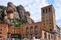 Montserrat Monastery near Barcelona, Spain Royalty Free Stock Photo