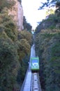 Montserrat mountain funicular,Spain Royalty Free Stock Photo