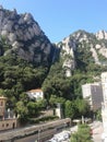 Montserrat mountain. Monastery of Montserrat