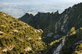 Montserrat mountain near Barcelona. Spain Royalty Free Stock Photo