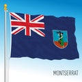 Montserrat official national flag, UK