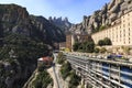 Montserrat Spain. Monastery of Monserrat in Spain