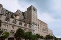 02.06.2023 - Montserrat, Spain, Mountain and monastery. Landscape on the top.