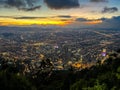 Montserrate view in Bogota, Colombia Royalty Free Stock Photo