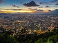 Montserrate view in Bogota, Colombia Royalty Free Stock Photo