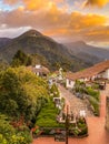 Montserrate view in Bogota, Colombia Royalty Free Stock Photo