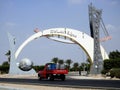 Sadat city entrance at Alexandria Cairo highway, named after late president Anwar Sadat