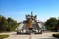 Monumen of Niyazov and sculptural composition