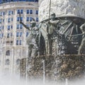 Monument of Alexander the Great in downtown of Skopje, Macedonia Royalty Free Stock Photo