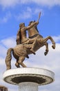 Monument of Alexander the Great, Skopje Royalty Free Stock Photo