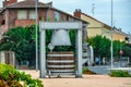 The monument ancient wine press. Olite, Spain Royalty Free Stock Photo