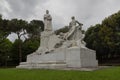 Monument in Arezzo, TUscany, Italy. Royalty Free Stock Photo