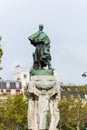 Monument au Marechal Gallieni directed the pacification of the French Sudan and Madagascar, near Les Invalides by artist Jean