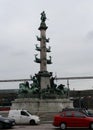 Monument of the Austrian Admiral Wilhelm von Tegethoff. One of the most prominent naval commanders of the XIX century. Known for h