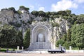 Monument aux Morts de Rauba- Capeu from Nice on French Riviera Royalty Free Stock Photo