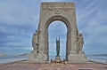 The `Monument Aux Morts Des Orients` in Marseille, France Royalty Free Stock Photo