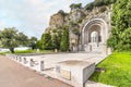 The Monument Aux Morts, at the foot of Castle Hill in Nice France