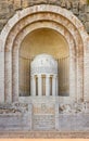 Monument aux Morts Memorial to Fallen on Rauba Capeu in World War I at Chateau Castle Hill in historic Nice Port in France Royalty Free Stock Photo