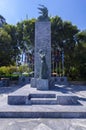 Monument of the Batlle of Crete World War 2 at Georgiadi`s park in the center of Heraklion city
