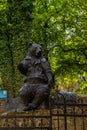 Monument of Bear Wojtek in Sopot Poland