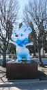 Monument big doll hare - symbol of the Olympic Games in Sochi 2014