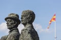 Monument of the Boatmen of Salonica in Skopje - Macedonia Royalty Free Stock Photo