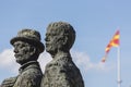 Monument of the Boatmen of Salonica in Skopje - Macedonia