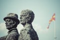 Monument of the Boatmen of Salonica in Skopje - Macedonia Royalty Free Stock Photo