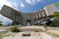 Monument of Bulgarian - Soviet friendship in Varna, Bulgaria. Brutalist architecture