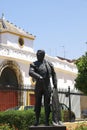 The monument of the bullfighter Curro Romero in Seville, Spain, Europe