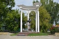 Monument-bust of Tsvetaeva M.I. Elabuga. Tatarstan