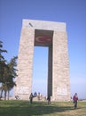 Monument of Canakkale. Martyrs Royalty Free Stock Photo