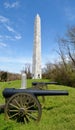 Monument and Canons Royalty Free Stock Photo