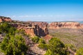 Monument Canyon provides a stunning wide view from the Rim Rock Drive at Colorado National Monument.RAF Royalty Free Stock Photo