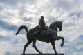 Monument of Carol the First at Revolution Square in Bucharest, Romania