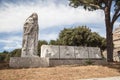 Monument of Catharina in Rome, Italy Royalty Free Stock Photo