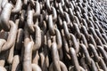 The monument of chains in Budapest Royalty Free Stock Photo