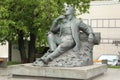 Monument of Chaliapin in Moscow on Novinsky Boulevard