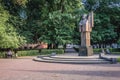 Monument in Chernivtsi Royalty Free Stock Photo