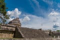 Monument of Chichen Itza snake pyramid Mexico Yucatan