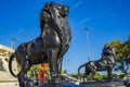 Monument of Christopher Columbus in Barcelona, Spain Royalty Free Stock Photo