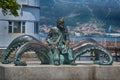 Monument in the city of Vigo, Spain Royalty Free Stock Photo