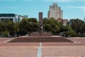Monument in Civic square of Goiania city, Brazil Royalty Free Stock Photo