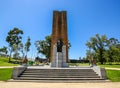 The monument commemorates King George V in Melbourne