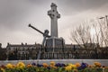 Monument commemorates the lives of all persons lost at sea in Howth