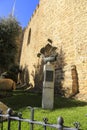 Monument commemorating Bartolome Perez navigator in Rota, Cadiz