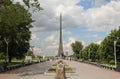 Monument Conquerors of Space at the Alley of Cosmonauts